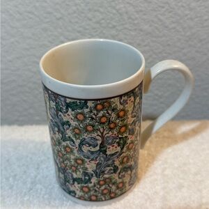 Dunoon Scotland Fine Bone China Floral Mug | Cottagecore William Morris Style